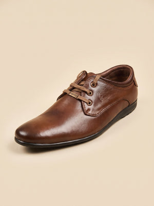 Kadvero - Brown Formal Lace-Up Shoes