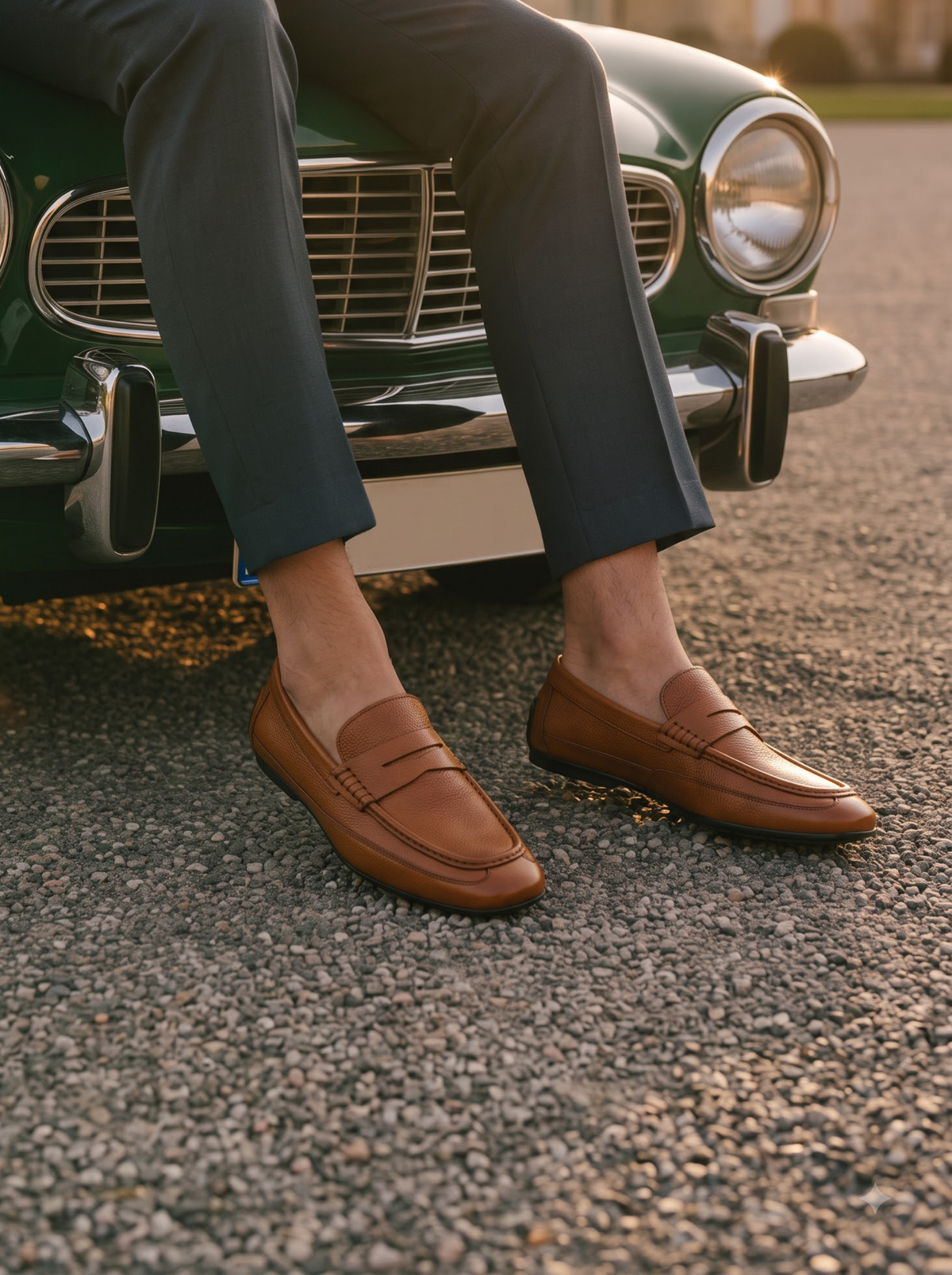 Mokharo - Classic Tan Leather Loafers