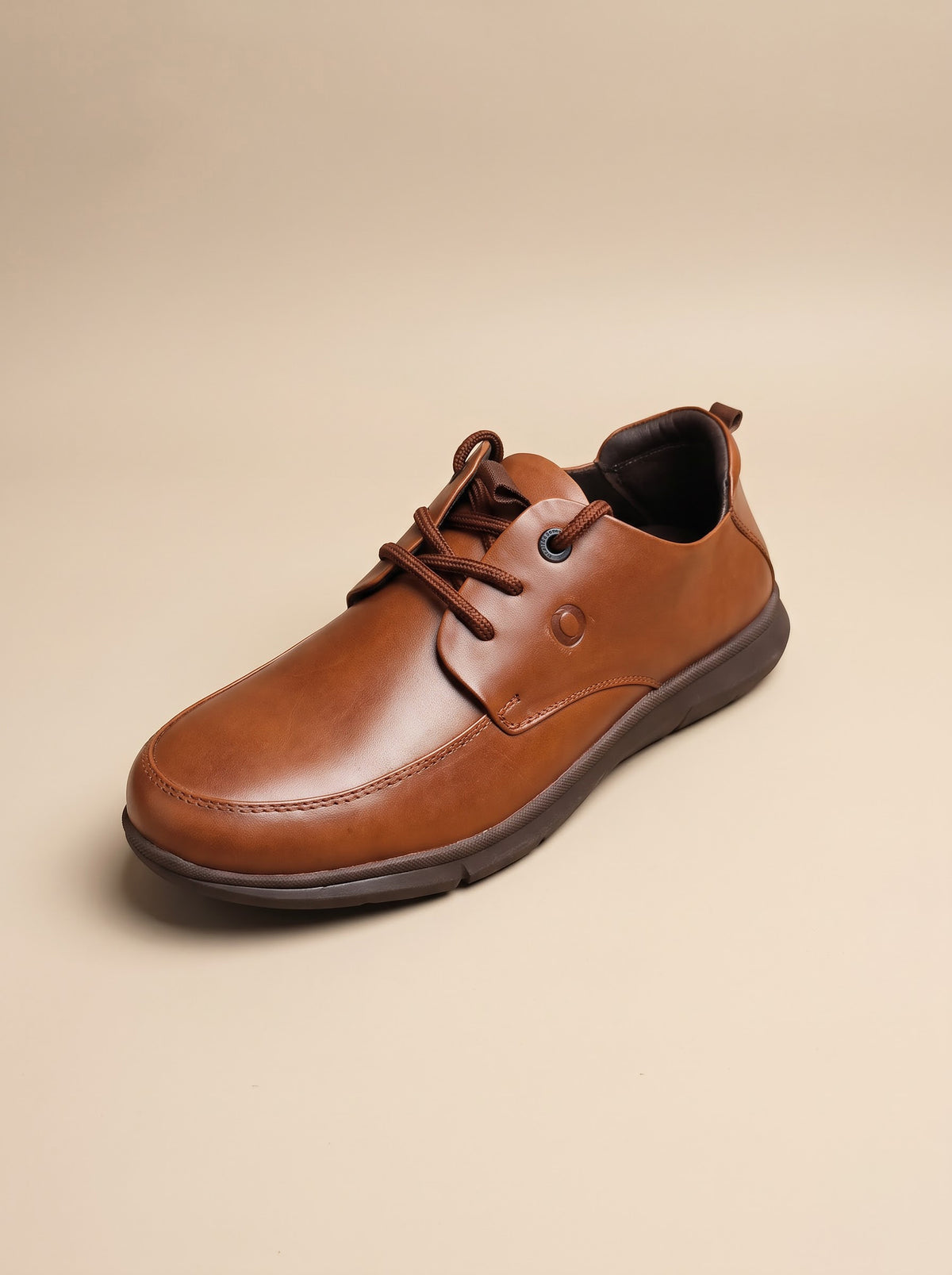 Raahvo - Tan Casual Lace-Up Shoes