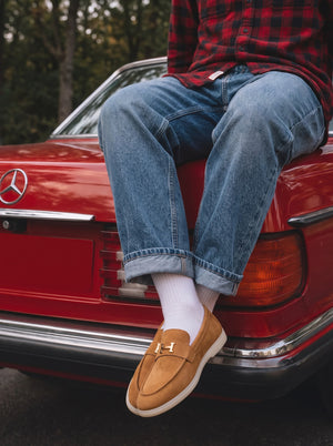 Suvedar - Tan Suede Loafers