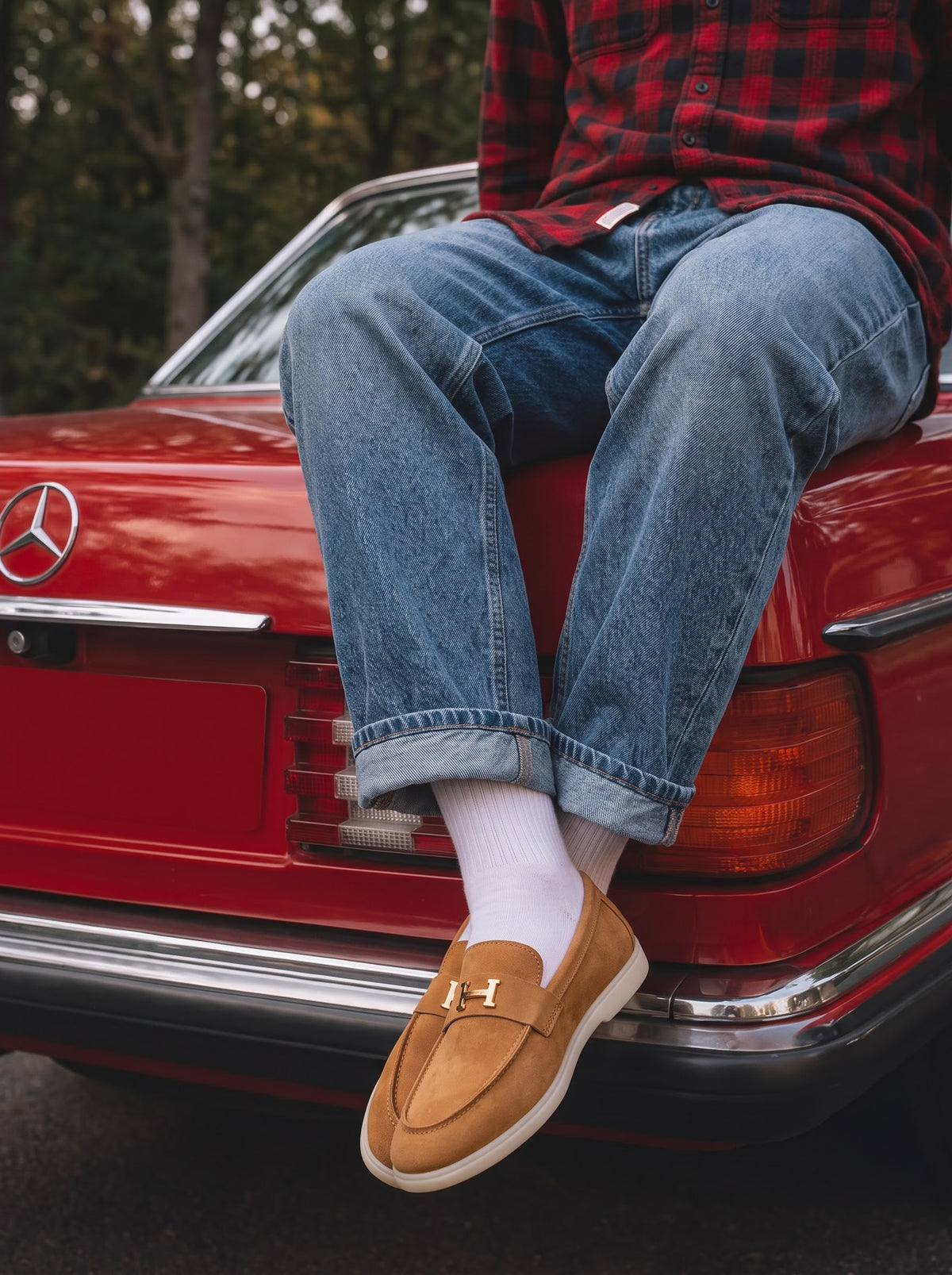 Suvedar - Tan Suede Loafers